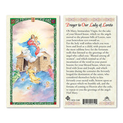 Our Lady of Loreto Prayer Card