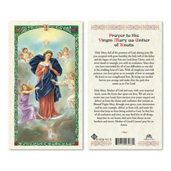 Our Lady Undoer of Knots Prayer Card