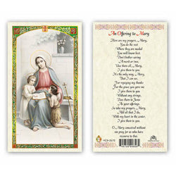 Offering to Mary Prayer Card