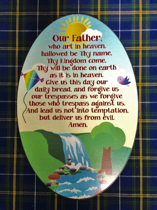 Lumen Mundi Our Father Prayer - Wall Plaque