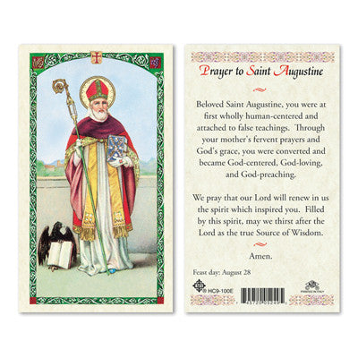 Saint Augustine Prayer to
