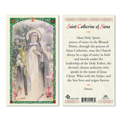 Saint Catherine of Siena Prayer Card