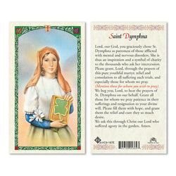 Saint Dymphna Prayer Card