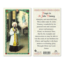 Saint John Vianney Prayer Card