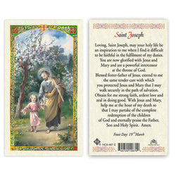 Saint Joseph Prayer Card