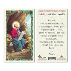 Saint Mark the Evangelist Prayer Card
