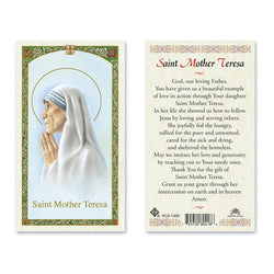 Saint Mother Teresa Prayer Card