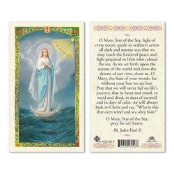 Our Lady Star of the Sea Prayer Card
