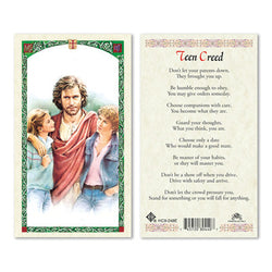 Teen Creed Prayer Card