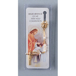 Remembrance Of my First Holy Communion Bookmark With Rosary