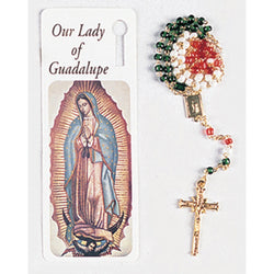 Our Lady of Guadalupe Bookmark With Rosary