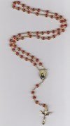 Divine Mercy Rosary Gold with Trinity Cross