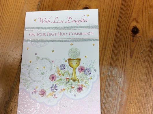 With Love Daughter, On Your First Holy Communion