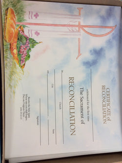 Certificate Of Reconciliation