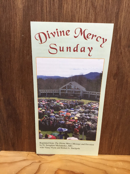 Divine Mercy Sunday - reprinted form The Divine Mercy Message & Devotion by Fr. Michalenko