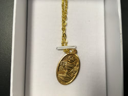 Necklace Gold First Communion Medal OX37FCG