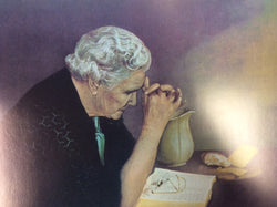 Grace Elderly Woman Praying - print
