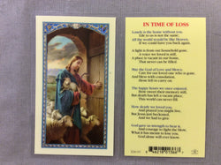 In Time of Loss  Prayer Card