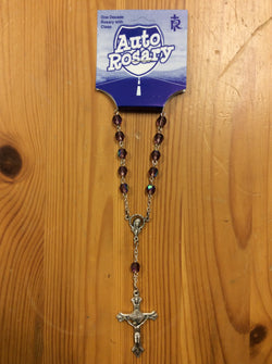 Auto Rosary Garnet With Clasp