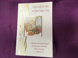 Especially for you on your name day.   psalm 134:3