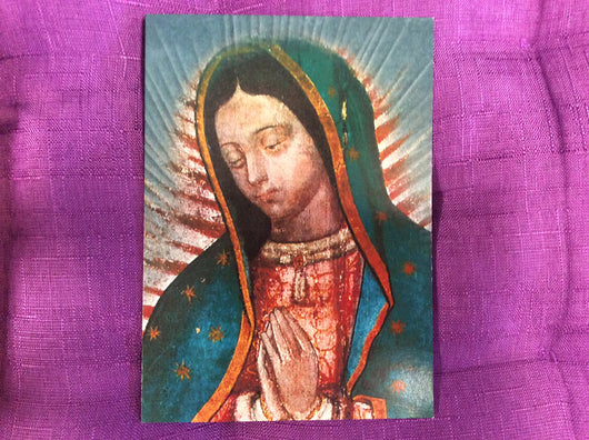 Our Lady of Guadalupe Detail blank card