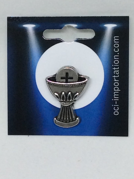 OCI First Communion Lapel Pin with Chalice and Host