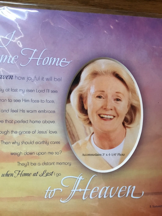 When I Come Home to Heaven - Memorial photo mat