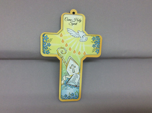 Confirmation Cross Wood 5 in.