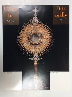Eucharistic Adoration - poster