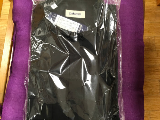 Clergy Shirt (Long sleeve, black, size 42, neck size 16.5) - Polanex