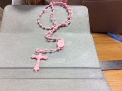 Plastic Rosary, Pink