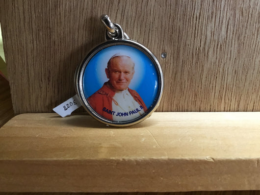 John Paul II Keychain (round)