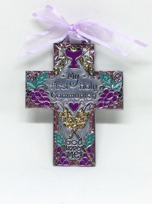 OCI First Holy Communion Decorative Pewter Cross