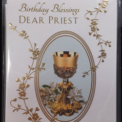 Greetings of Faith - Birthday Blessings Dear Priest