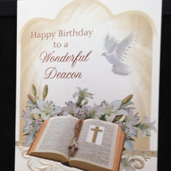 Greetings of Faith - Happy Birthday to a Wonderful Deacon