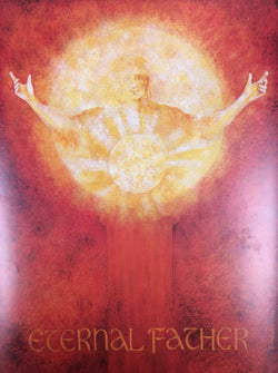 Eternal Father painted - print