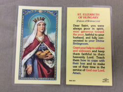 Saint Elizabeth of Hungary Prayer Card