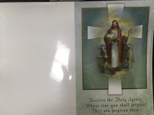 Bulletin- Receive the Holy Spirit. Whose sins you forgive they are forgiven them...