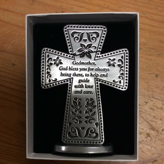 Godmother Standing Metal Cross