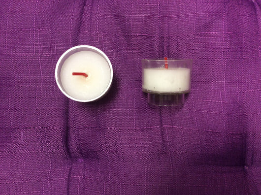 Votive Light 6 hour crystal -single