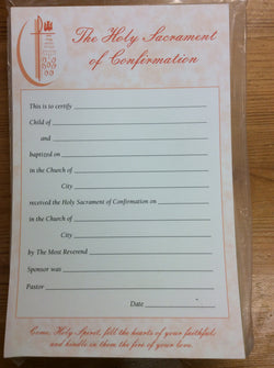 Holy Sacrament of Confirmation (pad)