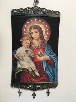Tapestry Banner - Mary Immaculate with Child