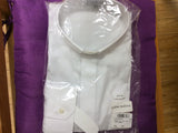 Clergy Shirt (Long sleeve, white, neck size 17) - Monticelli