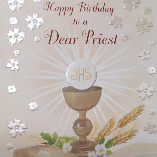 Greetings of Faith- Happy Birthday to a Dear Priest