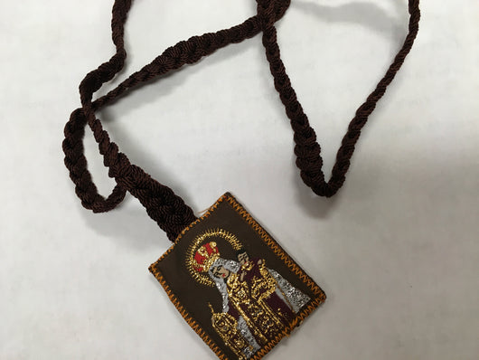 Mexican Our Lady of Mount Carmel Brown Scapular