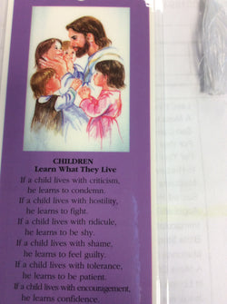 Children Learn What They Live