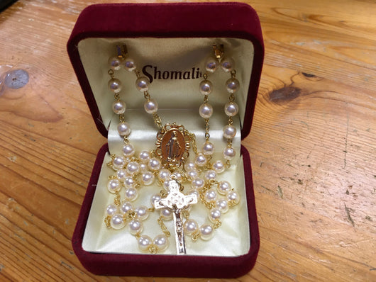 Shomali Pearl Rosary Relic