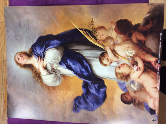 Poster of the assumption of Mary