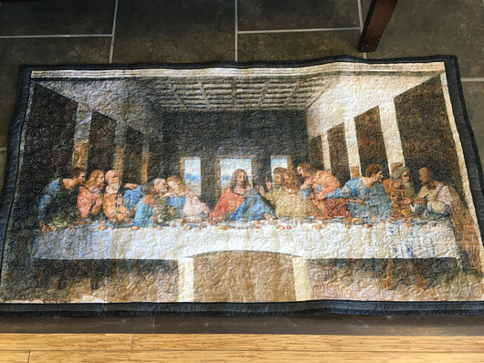 The Last Supper Quilted Panel