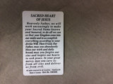 Sacred Heart of Jesus Prayer Card